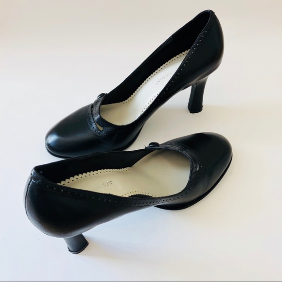 WORTHINGTON Leather black Shoes Size: 9M - Picture 3 of 5